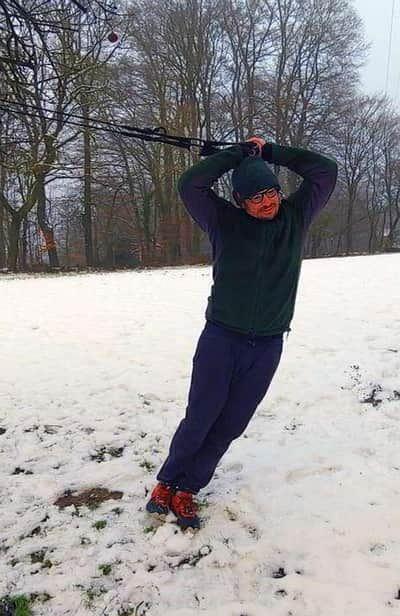 Schneetraining im Teuto