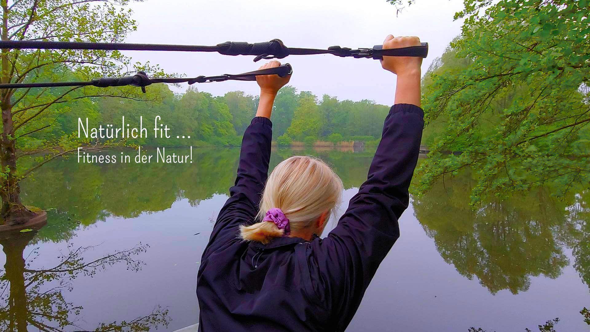Personal Trainer Bielefeld Slingtraining mit Seepanorama am Bockschatzteich